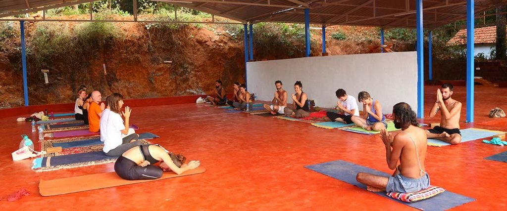Hatha Yoga courses Shree Hari yoga School in India, in Gokarna, South India