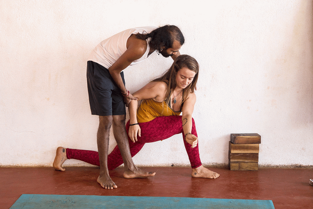 Yoga Teacher Hari at Shree Hari Yoga School in India